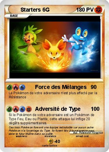 Pokemon Starters 6G