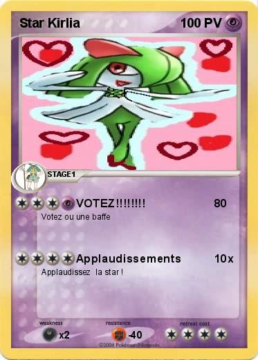 Pokemon Star Kirlia          