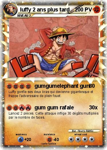 Pokemon luffy 2 ans plus tard