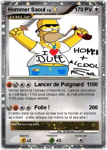 Pokemon Hommer Saoul