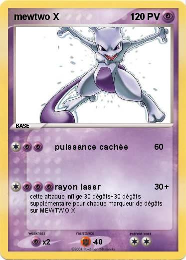 Pokemon mewtwo X