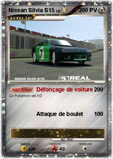 Pokemon Nissan Silvia S15