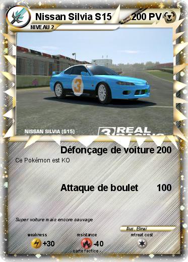 Pokemon Nissan Silvia S15