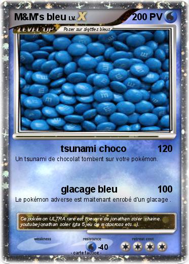 Pokemon M&M's bleu