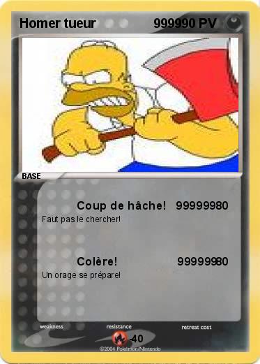 Pokemon Homer tueur                9999