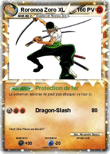 Pokemon Roronoa Zoro XL