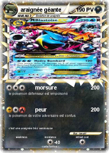 Pokemon araignée géante