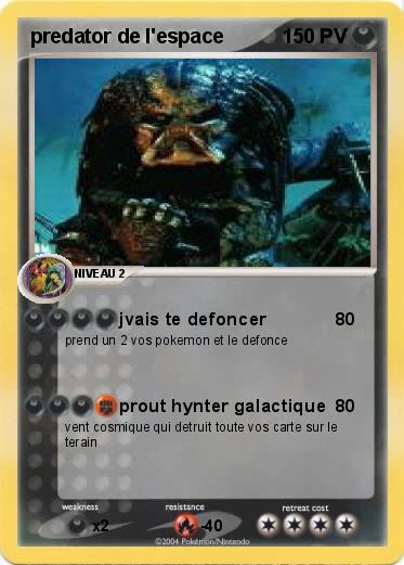 Pokemon predator de l'espace