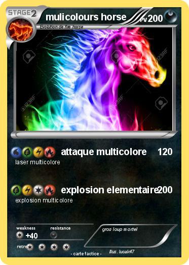 Pokemon mulicolours horse