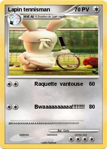 Pokemon Lapin tennisman