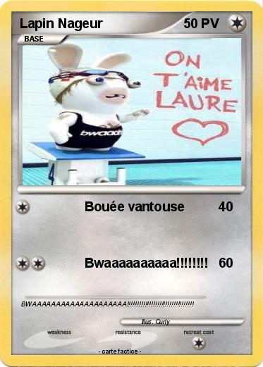 Pokemon Lapin Nageur