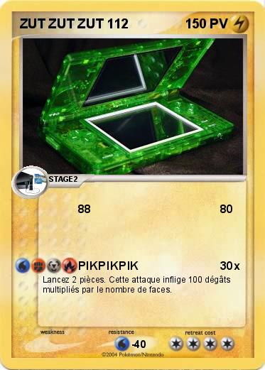Pokemon ZUT ZUT ZUT 112 
