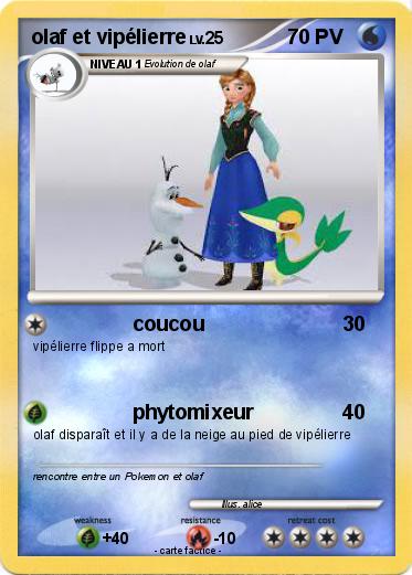 Pokemon olaf et vipélierre