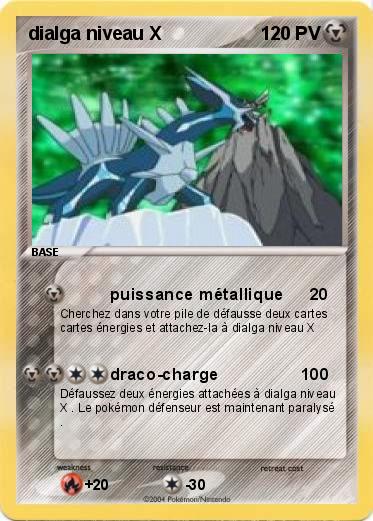 Pokemon dialga niveau X 