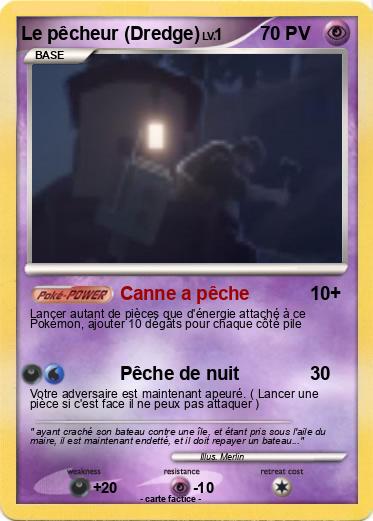 Pokemon Le pêcheur (Dredge)