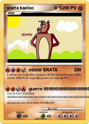 Pokemon starta kaeloo                 9  9