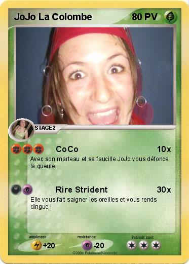 Pokemon JoJo La Colombe