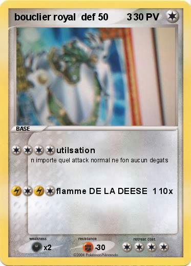 Pokemon bouclier royal  def 50       3