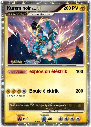 Pokemon Kurem noir