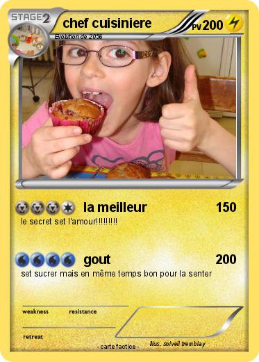 Pokemon chef cuisiniere