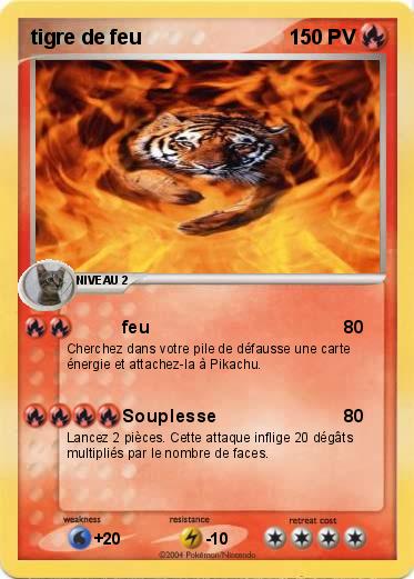 Pokemon tigre de feu