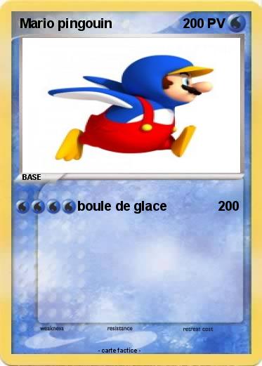 Pokemon Mario pingouin