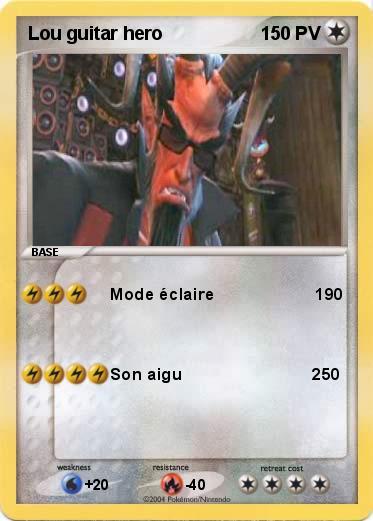 Pokemon Lou guitar hero