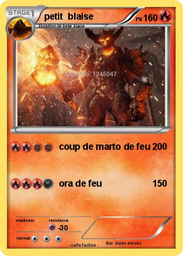 Pokemon petit  blaise