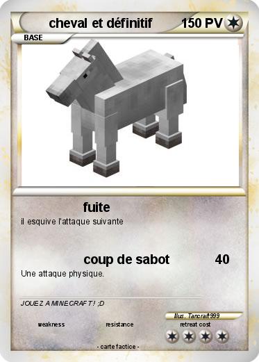 Pokemon cheval et définitif