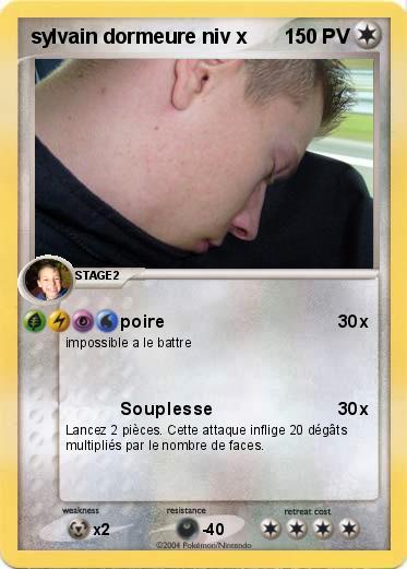 Pokemon sylvain dormeure niv x