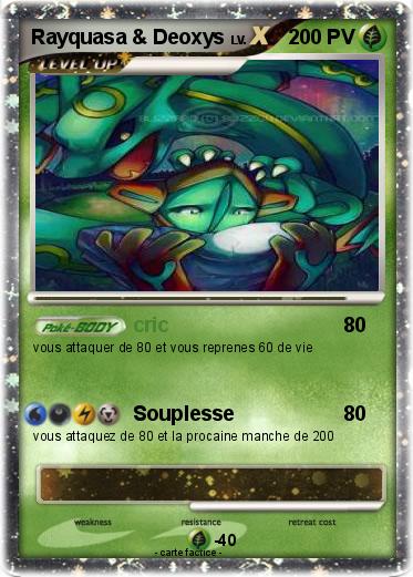 Pokemon Rayquasa & Deoxys