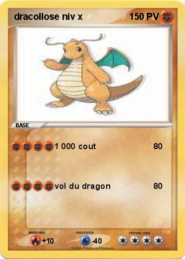 Pokemon dracollose niv x