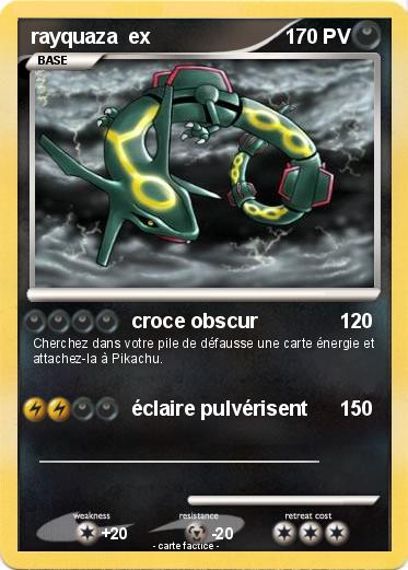 Pokemon rayquaza  ex