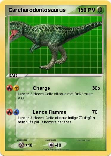 Pokemon Carcharodontosaurus
