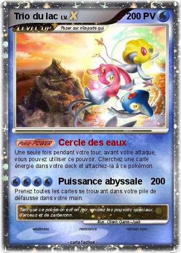 Pokemon Trio du lac
