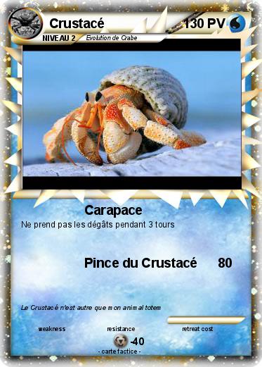 Pokemon Crustacé