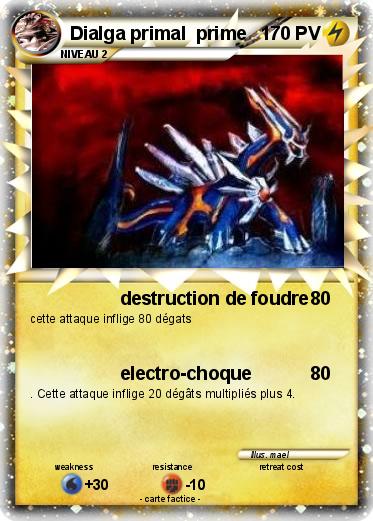 Pokemon Dialga primal  prime