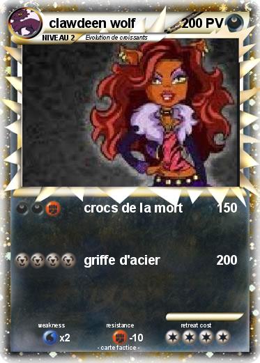 Pokemon clawdeen wolf