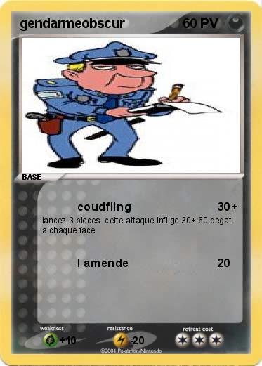 Pokemon gendarmeobscur