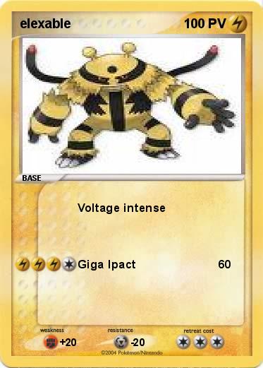 Pokemon elexable