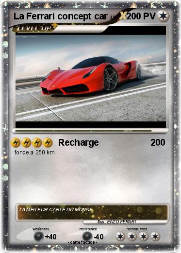 Pokemon La Ferrari concept car