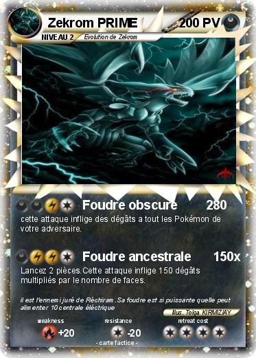 Pokemon Zekrom PRIME