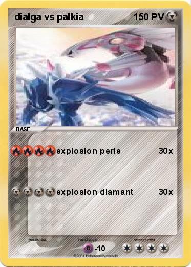 Pokemon dialga vs palkia