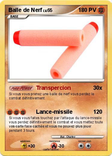 Pokemon Balle de Nerf