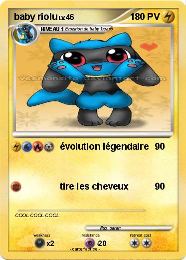 Pokemon baby riolu