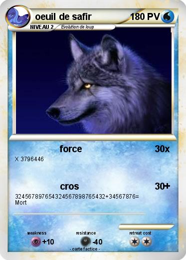 Pokemon oeuil de safir