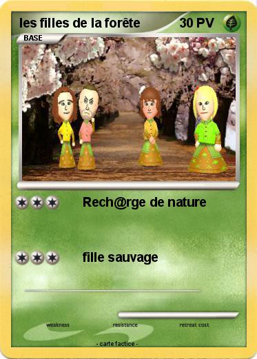Pokemon les filles de la forête