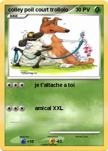 Pokemon colley poil court trollolo