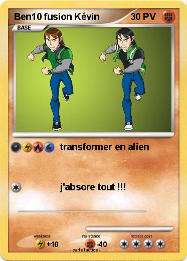 Pokemon Ben10 fusion Kévin