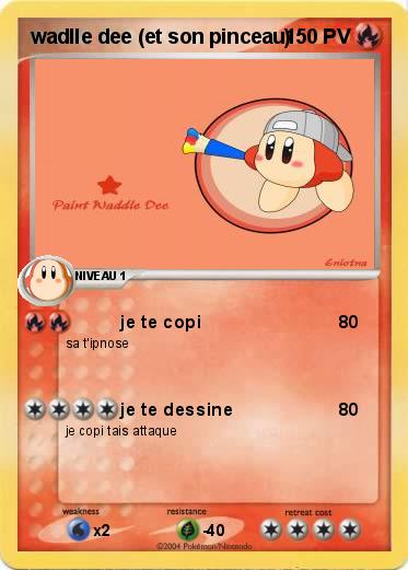 Pokemon wadlle dee (et son pinceau)